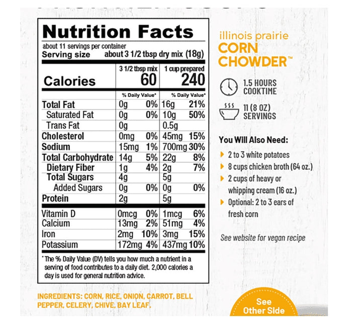 Illinois Prairie Corn Chowder
