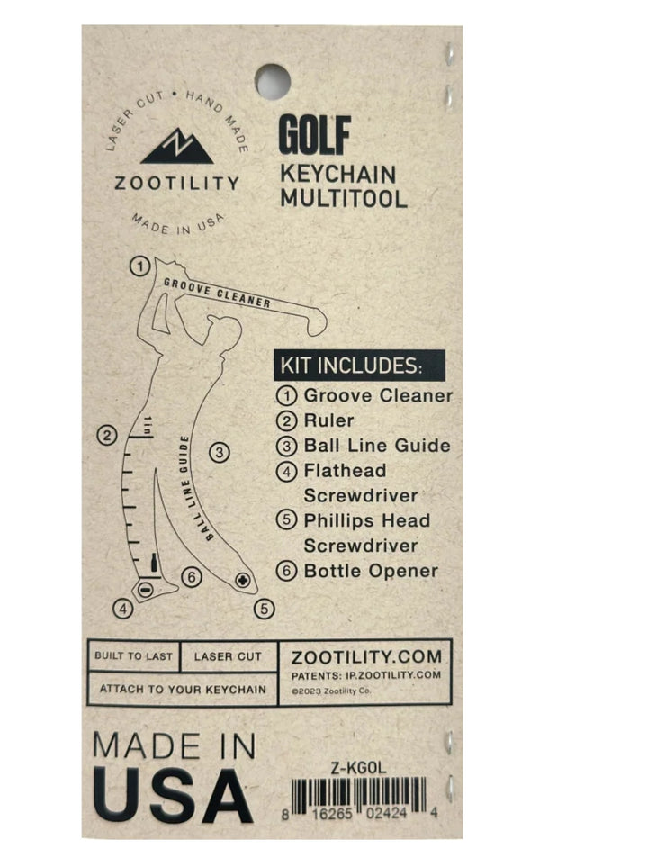 Golf Keychain 6 in 1