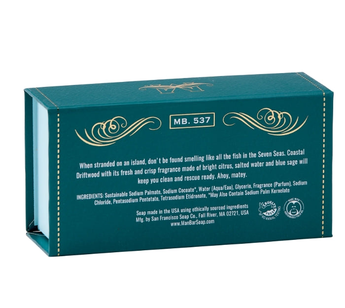 Refreshing Man Bar Coastal Driftwood 10oz