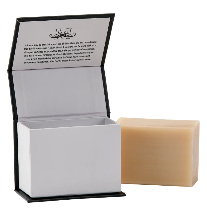 Man Bar Mini 4Oz Ebony Wood & Coffee