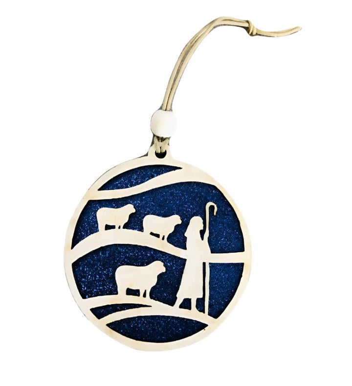 Ornament The Good Shepherd Blue *CM
