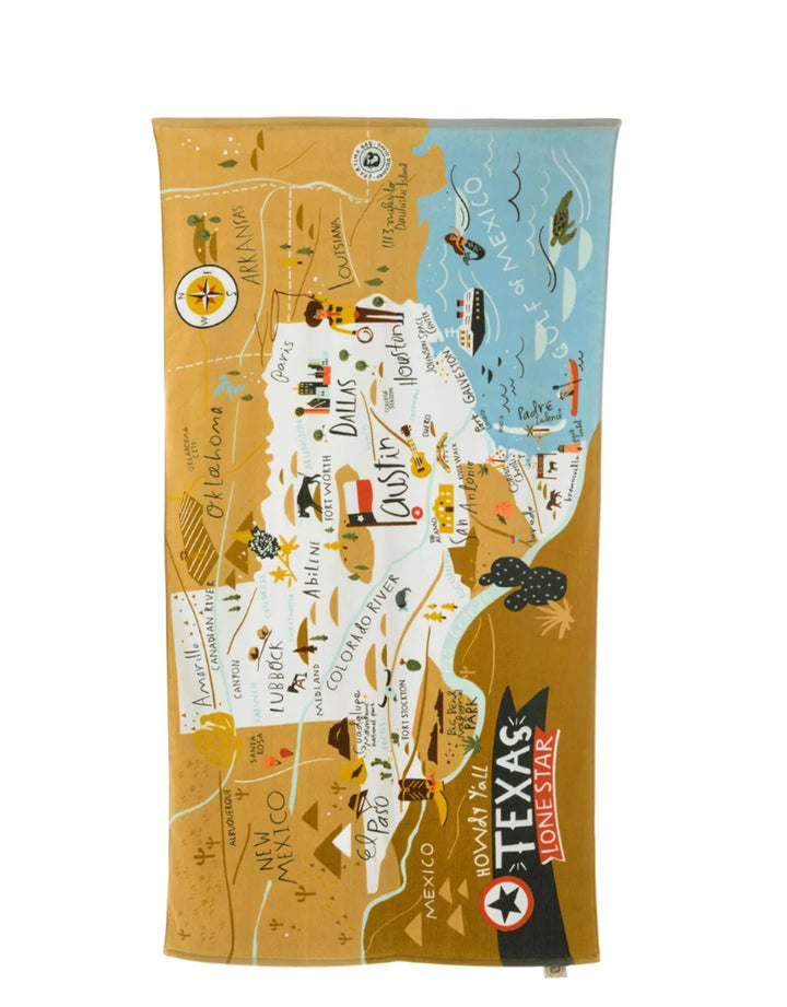 Texas Beach Towel
