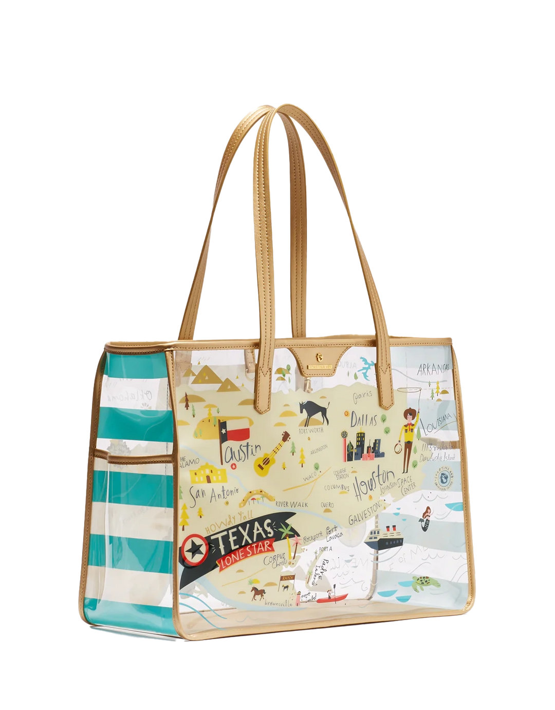 Texas Clear Beach Tote