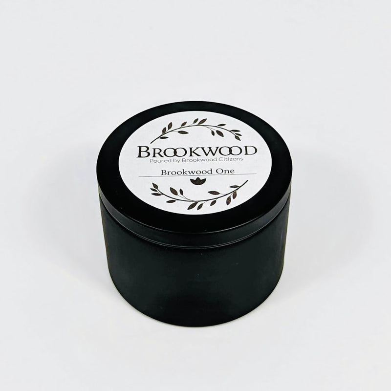 Candle "Brookwood One" Signature Fragrance Decorative Tin