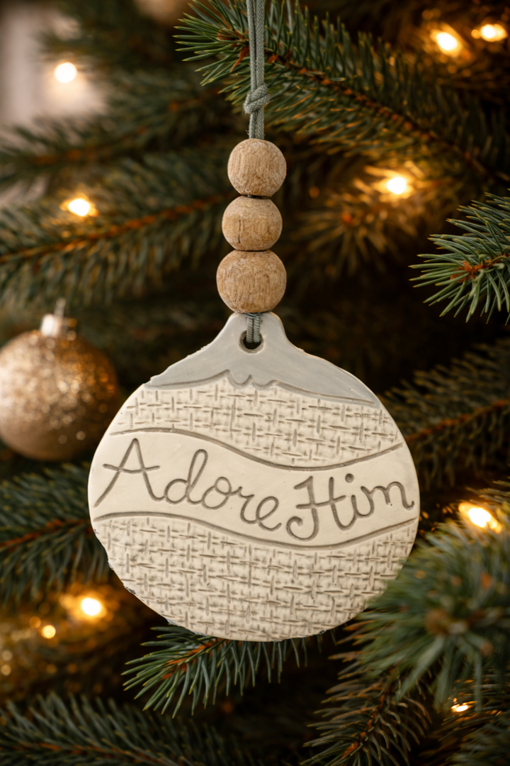 Ornament Adore Him Small Plaid Gray *CM