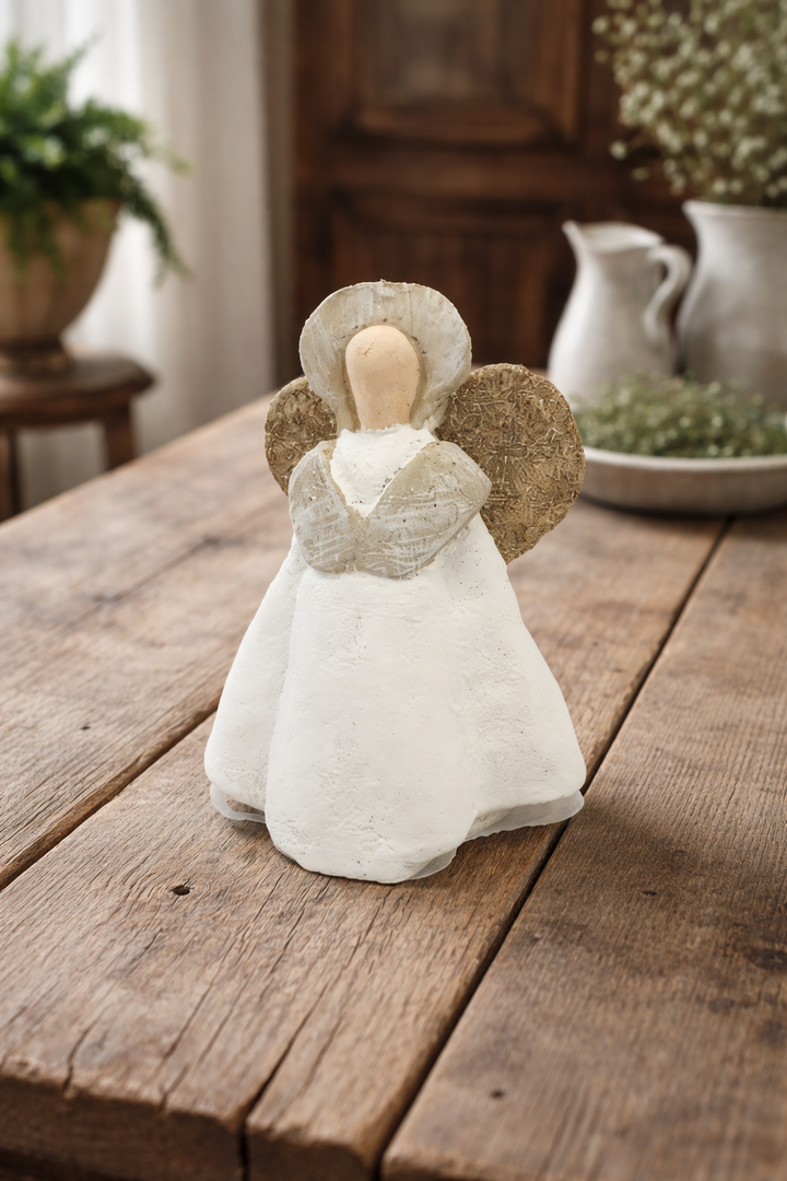 Plaque Angel Simple Driftwood *CM