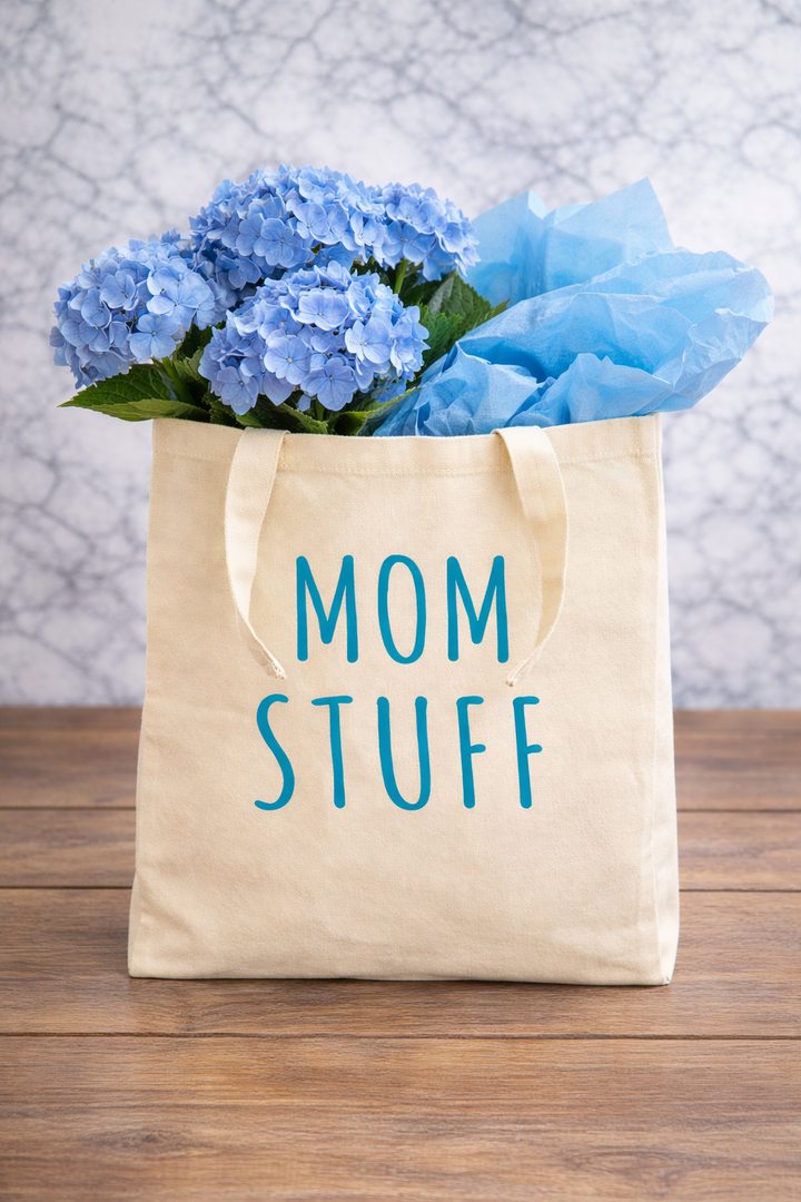 Mom Stuff Tote Bag Peacock *CM