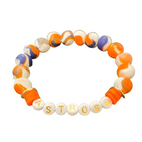 Bracelet Astros Clay With Word  *CM