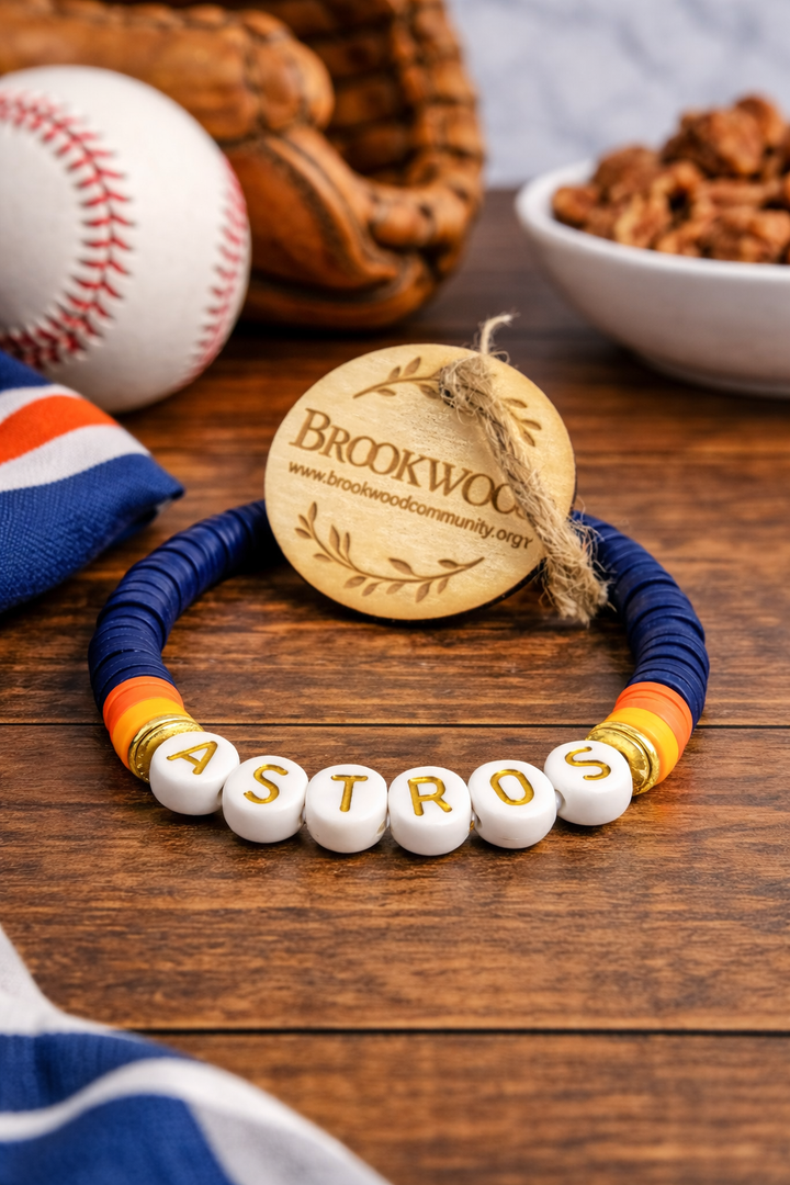 Bracelet Heishi Bead Single Astros  *CM