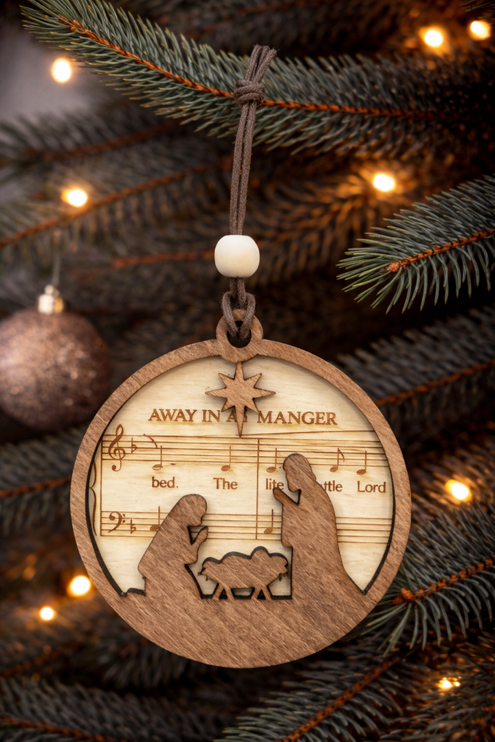 Ornament Away in a Manger *CM