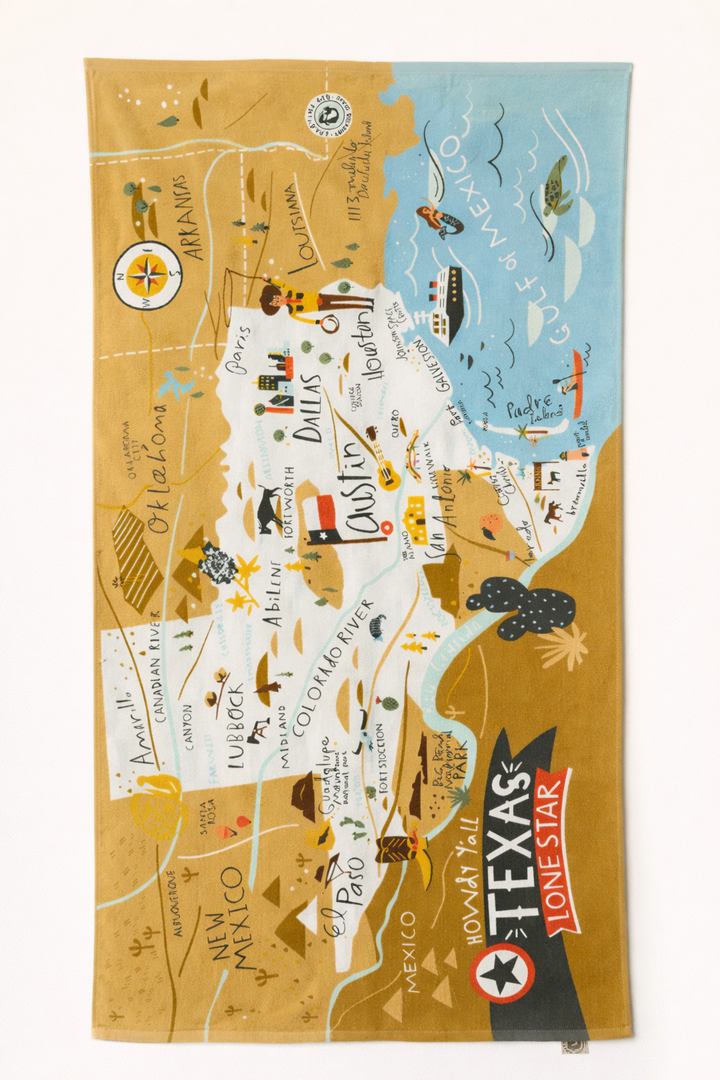 Texas Beach Towel