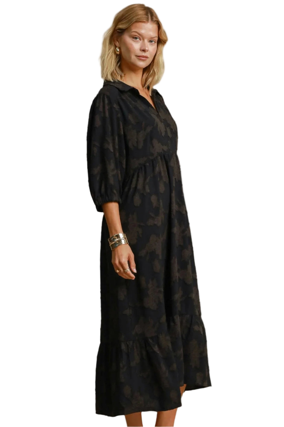 black burnout umgee dress fall 2025