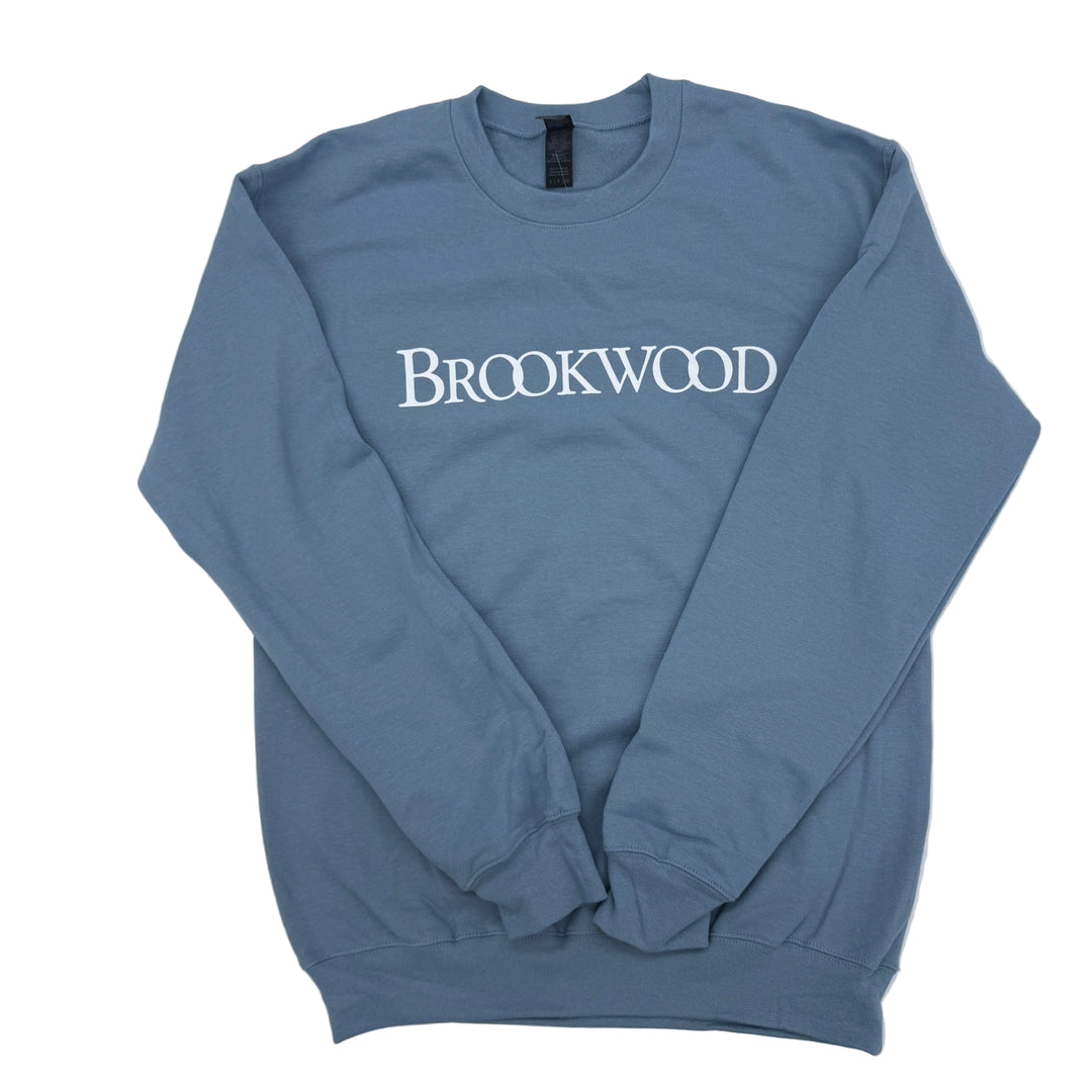  blue brookwood sweat shirt 