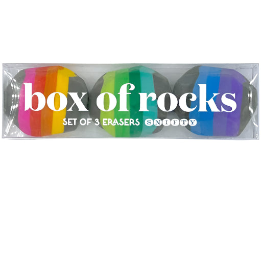 box of rocks snifty erasers