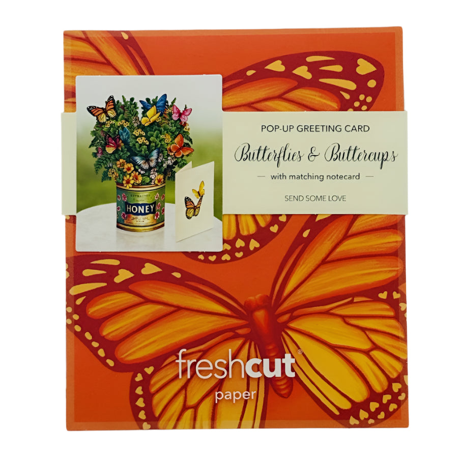 butterflies and buttercups mini card