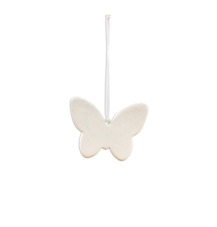 Ornament Butterfly White *CM