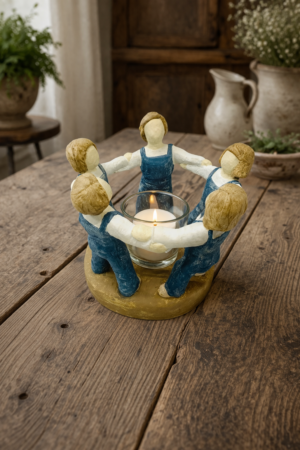 Candle Holder Circle of Friends Color *CM