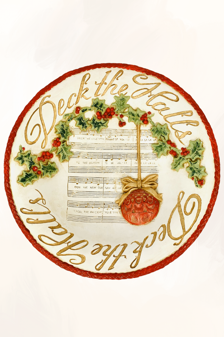 Comfort Bowl Deck The Halls Red