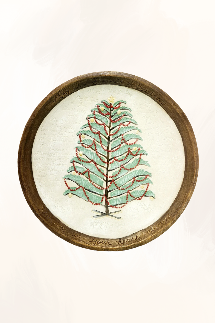 Comfort Bowl with Christmas Tree Driftwood *CM