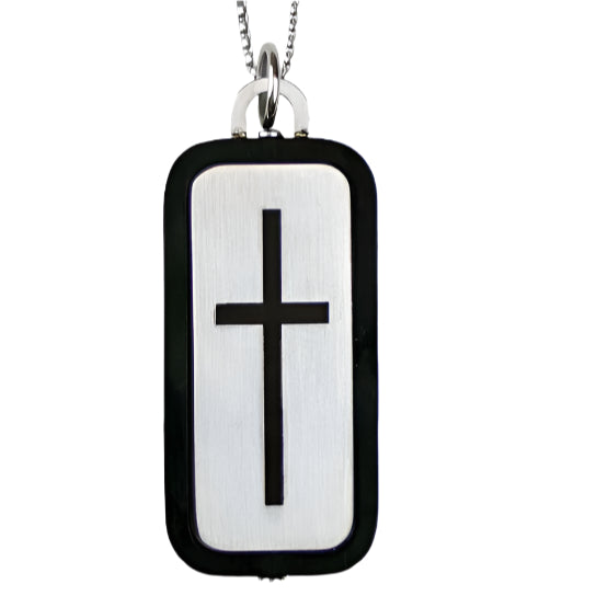 cross 3:16 mens necklace