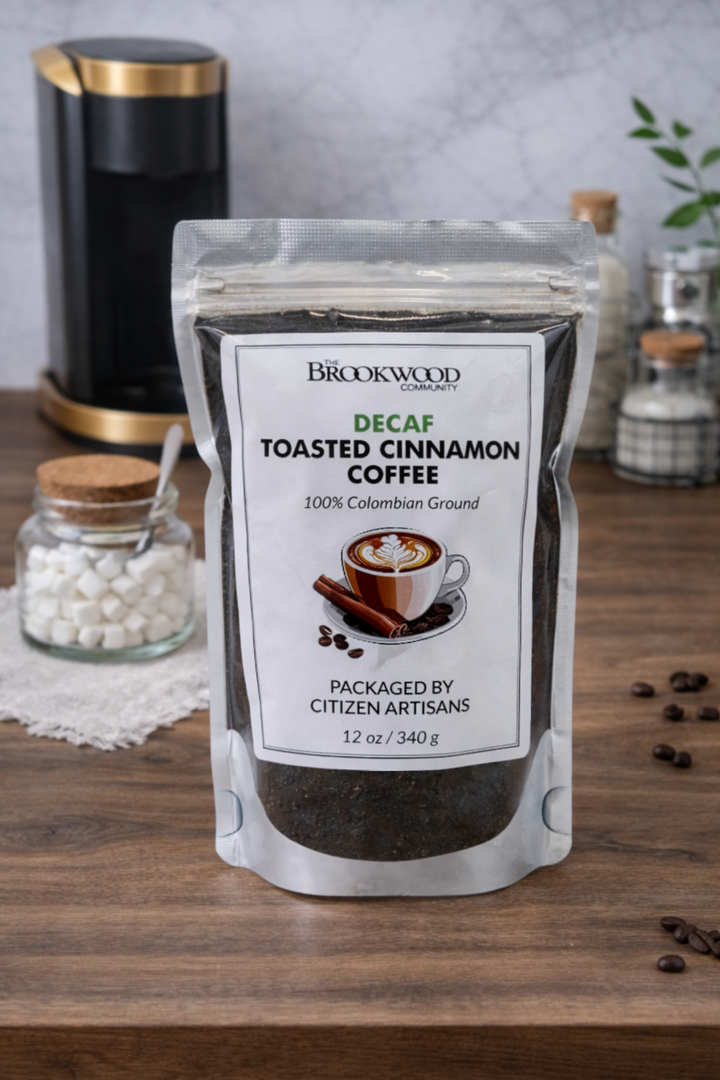 Coffee Toasted Cinnamon Decaf Ground Bag *CM