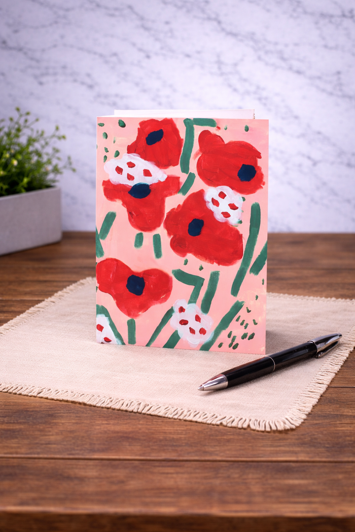 Printed Card Dwight Flowers *CM