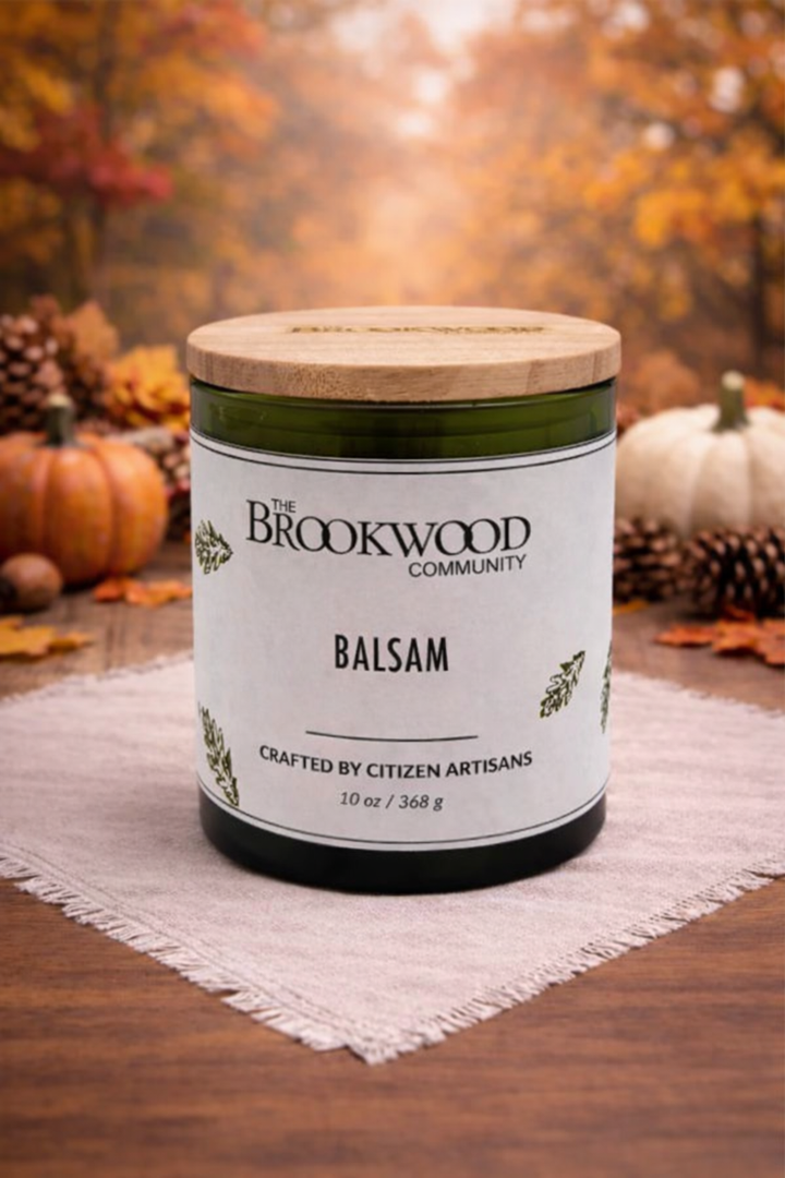 Green Fall Candle Balsam *CM