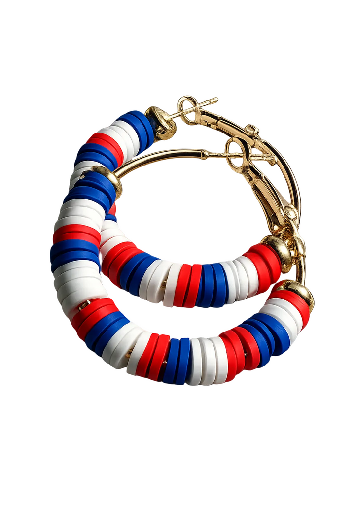 Firecracker Hoop Earrings