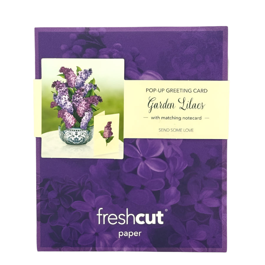 garden lilacs fresh cut cards
