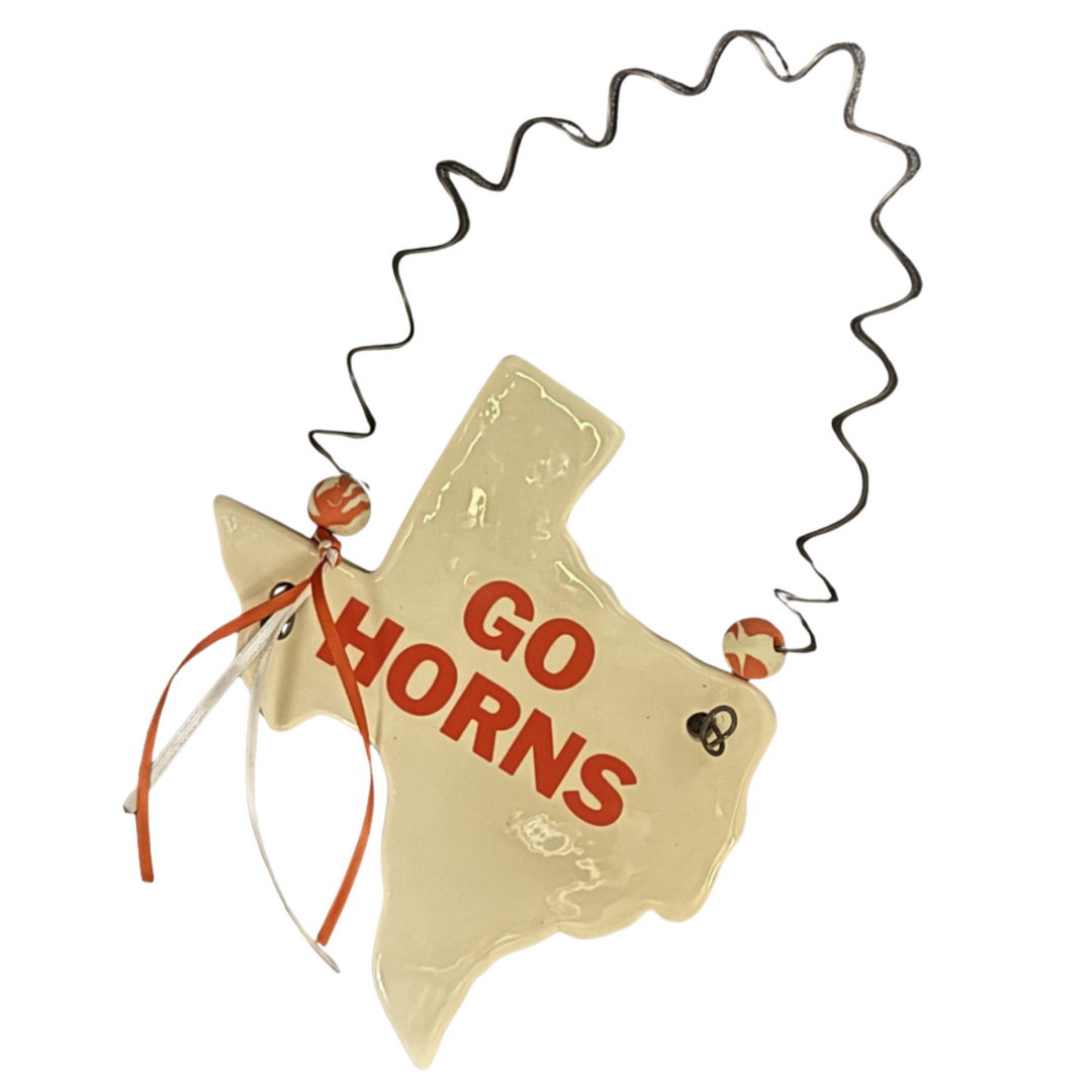 Go Horns Plaque Texas Horns Orange White – The Brookwood Community