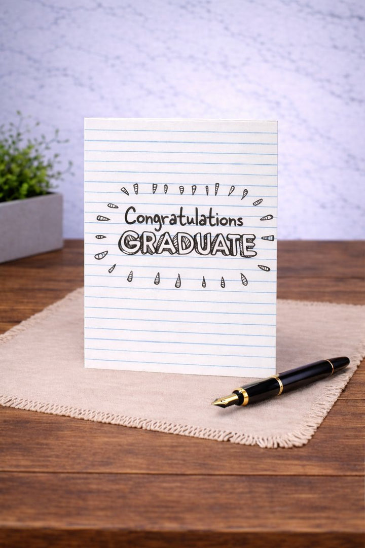 Congratulations Graduate Greeting Card Screen Print *CM
