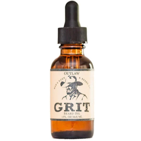 grit beard oil in outlaw