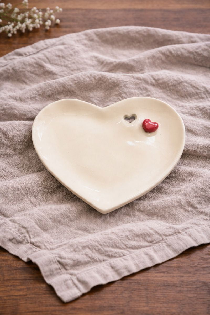 Plate Piece of My Heart Cotton Tail *CM