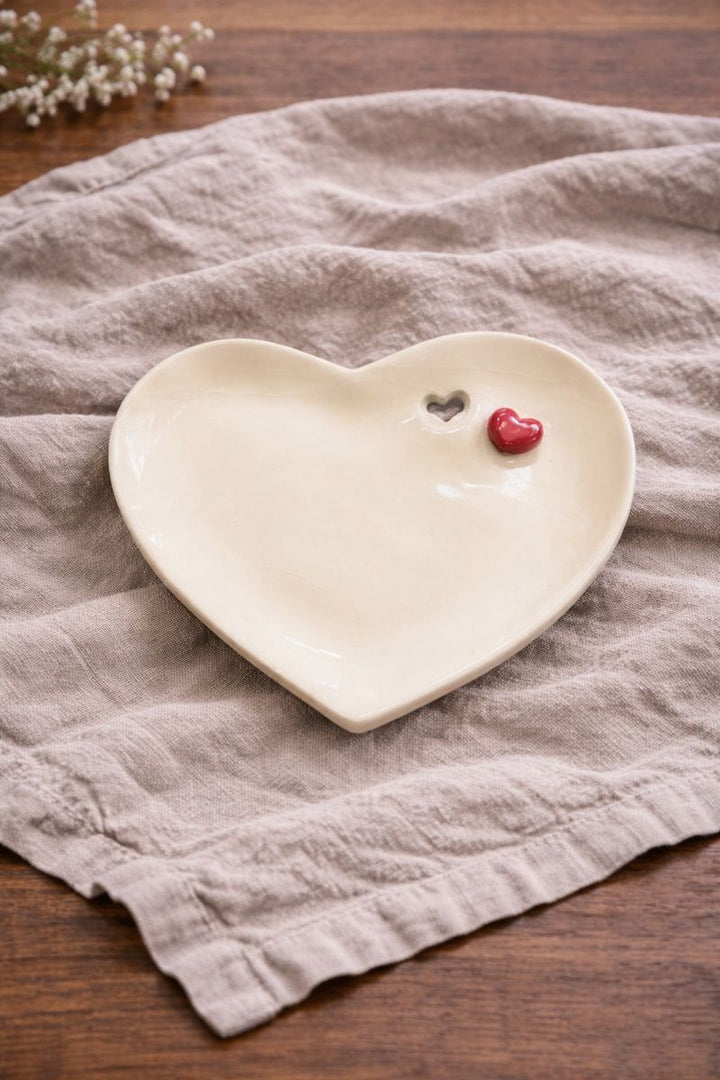 Plate Piece of My Heart Cotton Tail *CM