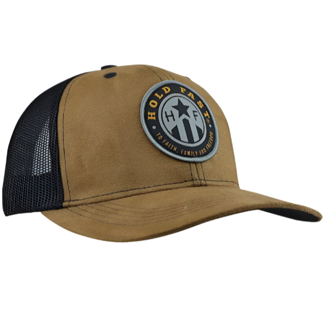 hold fast hf brown suede hat
