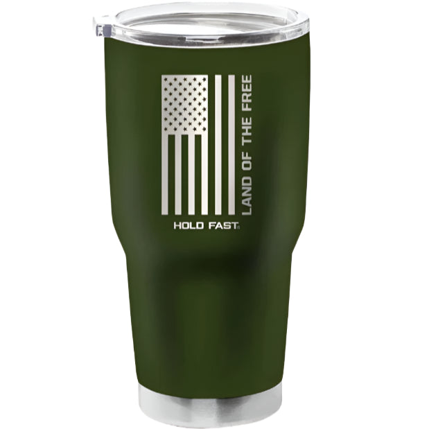 hold fast land of the free 30oz tumbler 