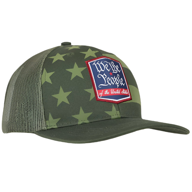 hold fast we the people hat of the united states green