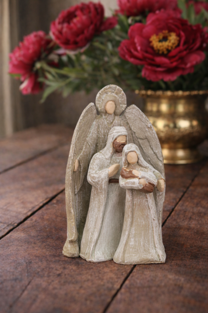 Nativity Holy Family 3 Piece Small Driftwood *CM