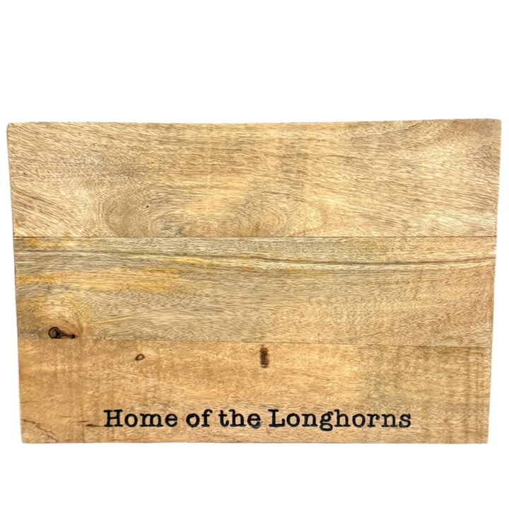 home of the longhorn cutting board