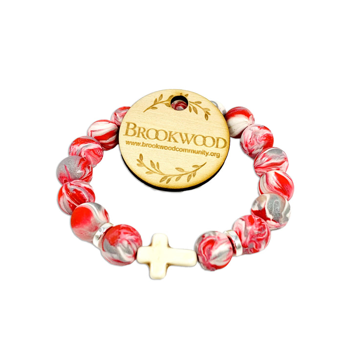 Bracelet U of H - Red/White/Gray  *CM