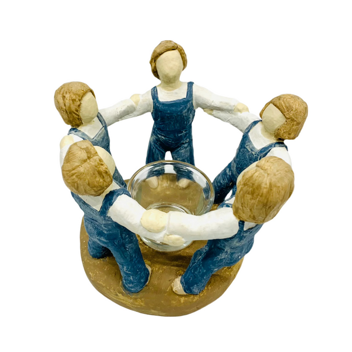 Candle Holder Circle of Friends Color *CM