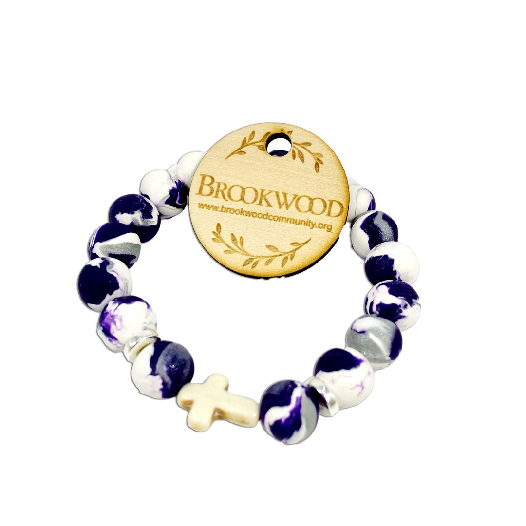 Bracelet SFA/TCU - Purple/Gray/White