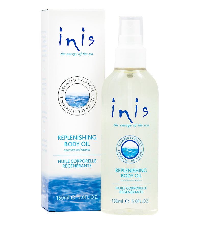 inis replenishing body oil