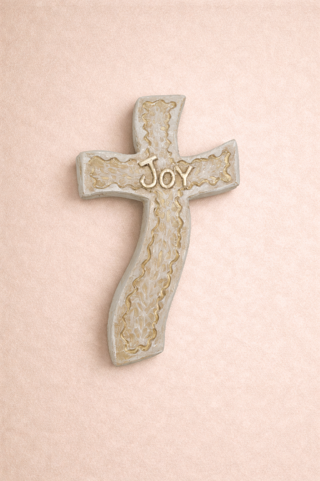 joy driftwood cross