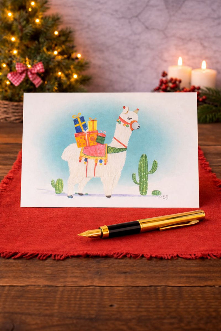 Falalala Llama Card - Pack of 10 *CM