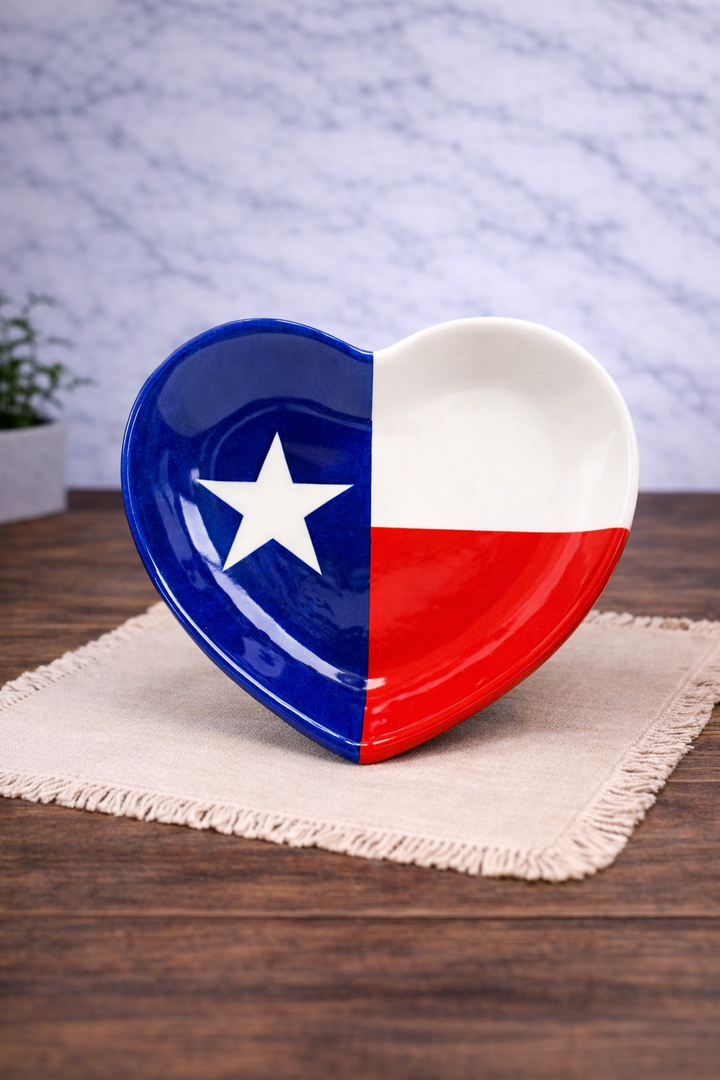 Plate Heart Texas Design Medium *CM