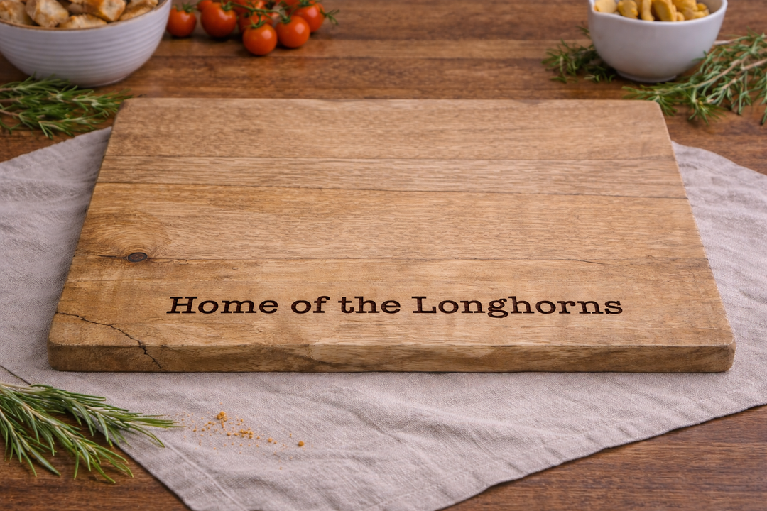 longhorns cutting board