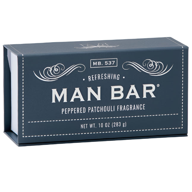 man bar peppered patchouli bar soap