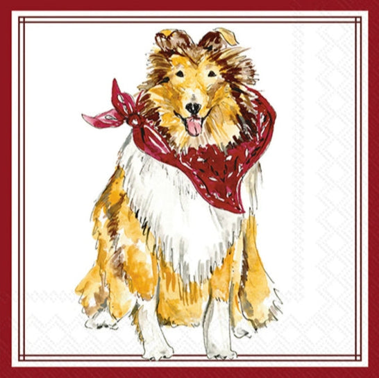 maroon aggie napkins collie 