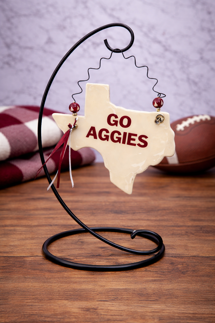 Plaque Texas Aggies Maroon White